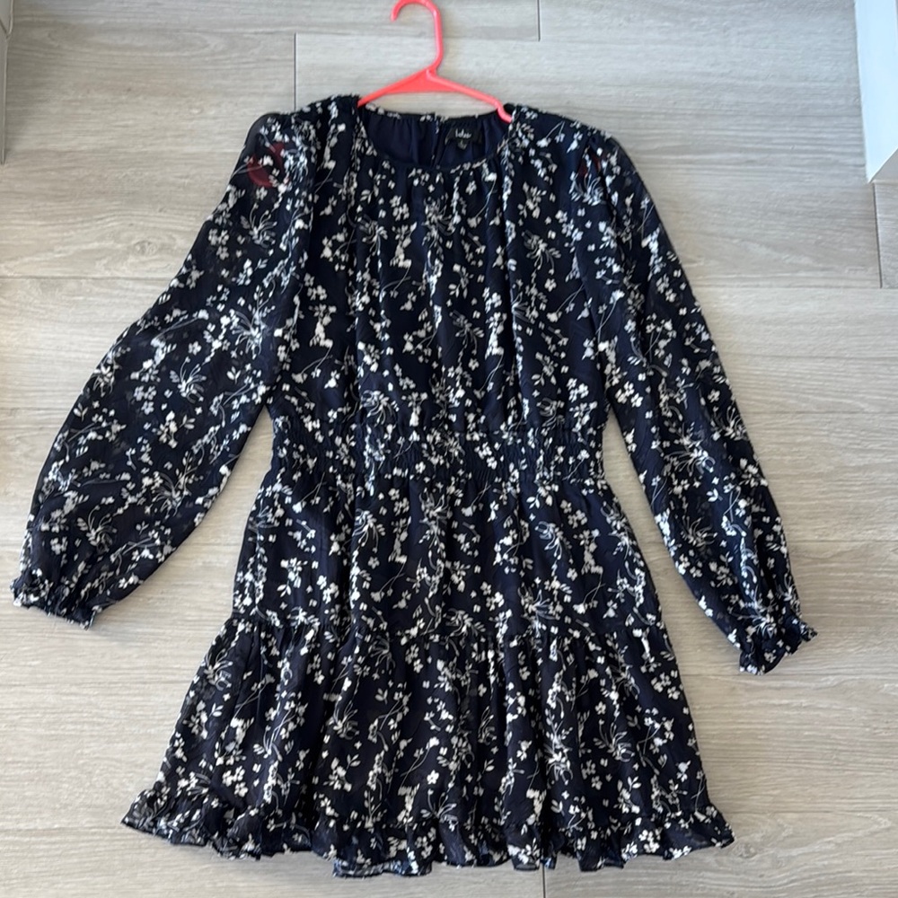 Lulu’s Floral Long Sleeve Dress